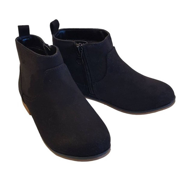 Cat & Jack Shoes Toddler Cat Jack Girls Black Slip On Suede Boots